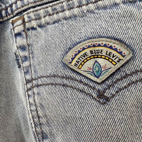 RARE 80’s Vintage levi’s native blue shorts jorts - Picture 4 of 8